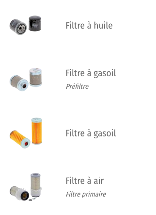 kit filtration Yanmar B25V