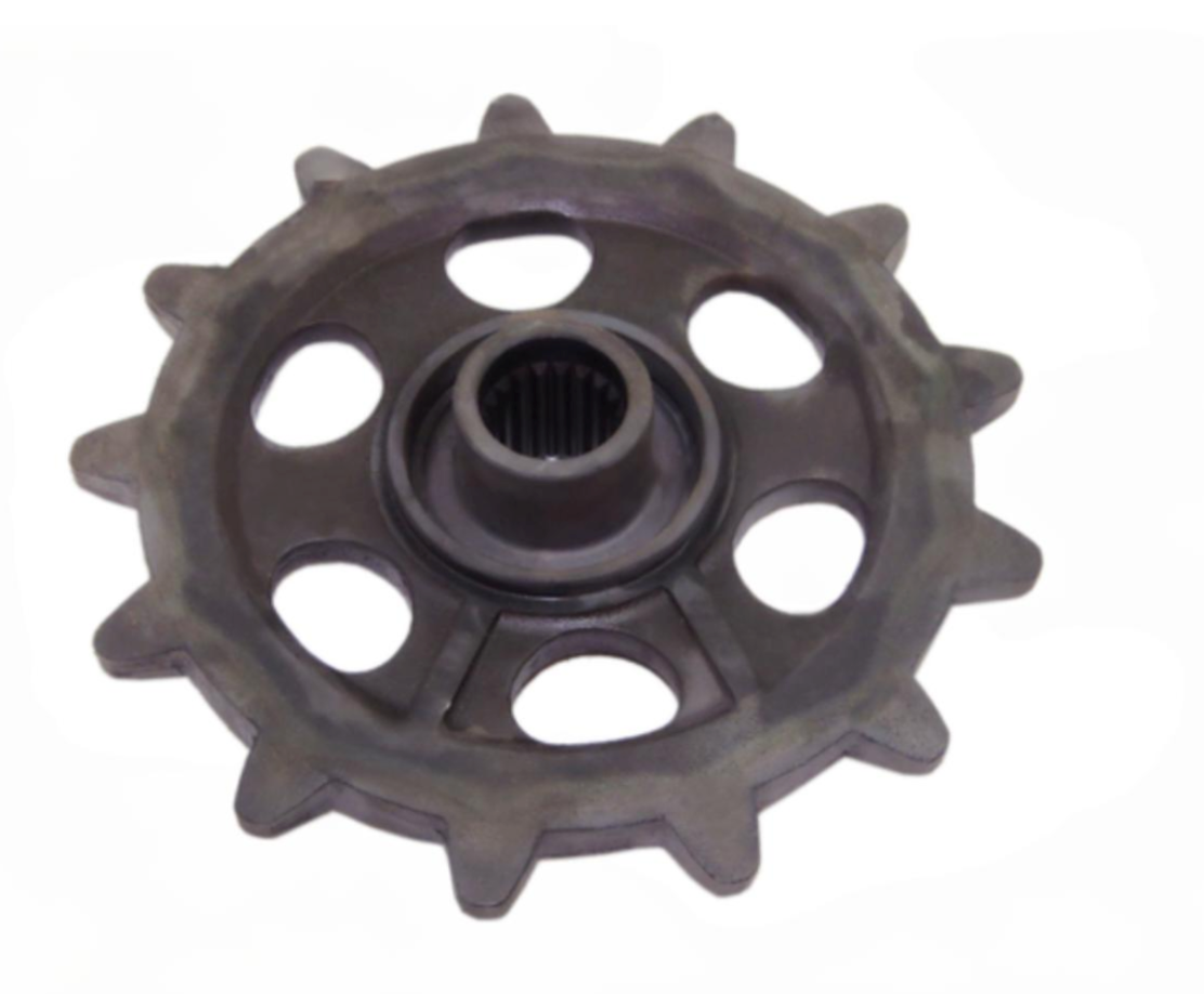 barbotin pour JCB au début de 801 (chenille en caoutchouc uniquement)