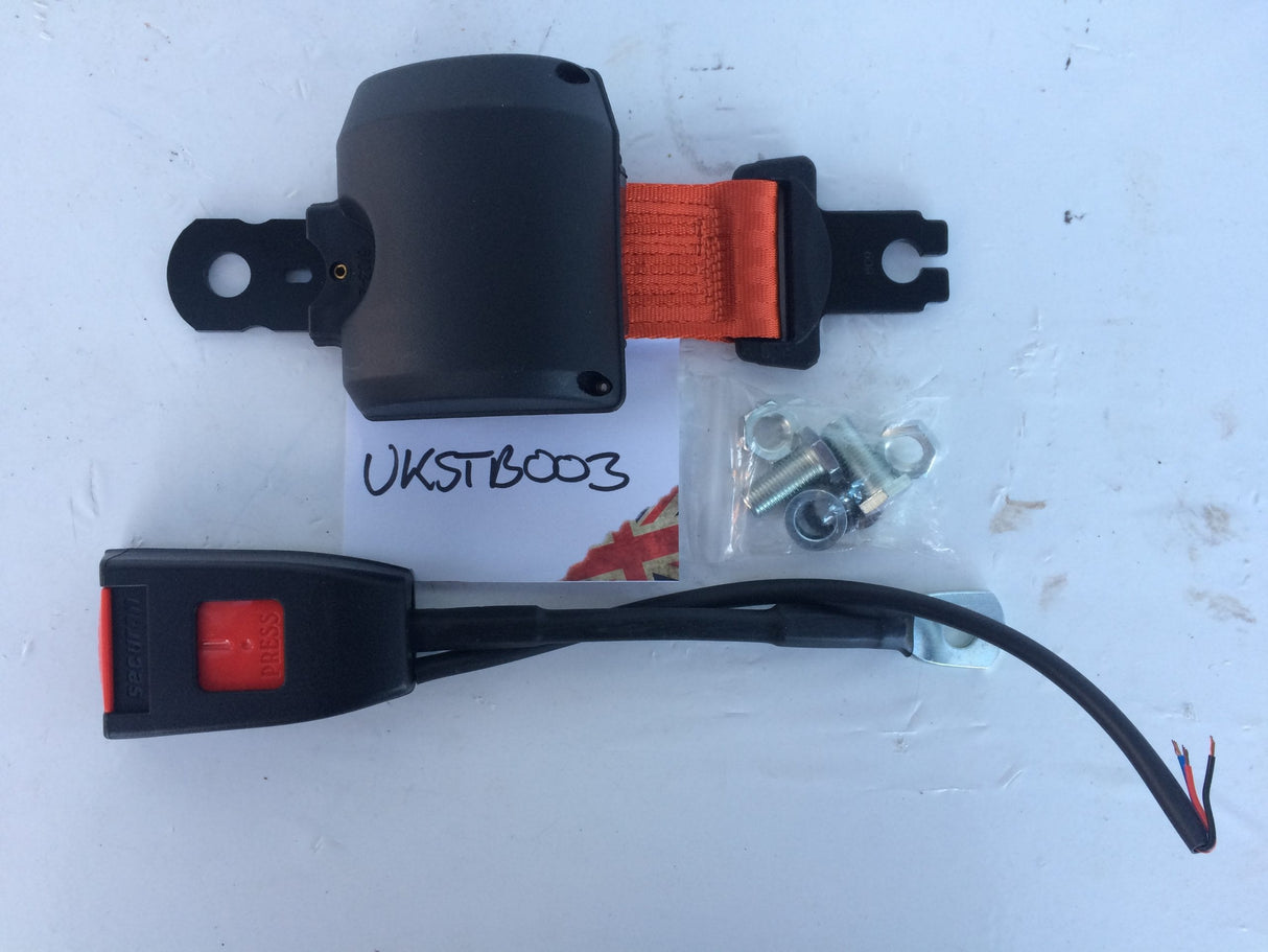 Ceinture de sécurité orange all C / W 25 cm de tige flexible