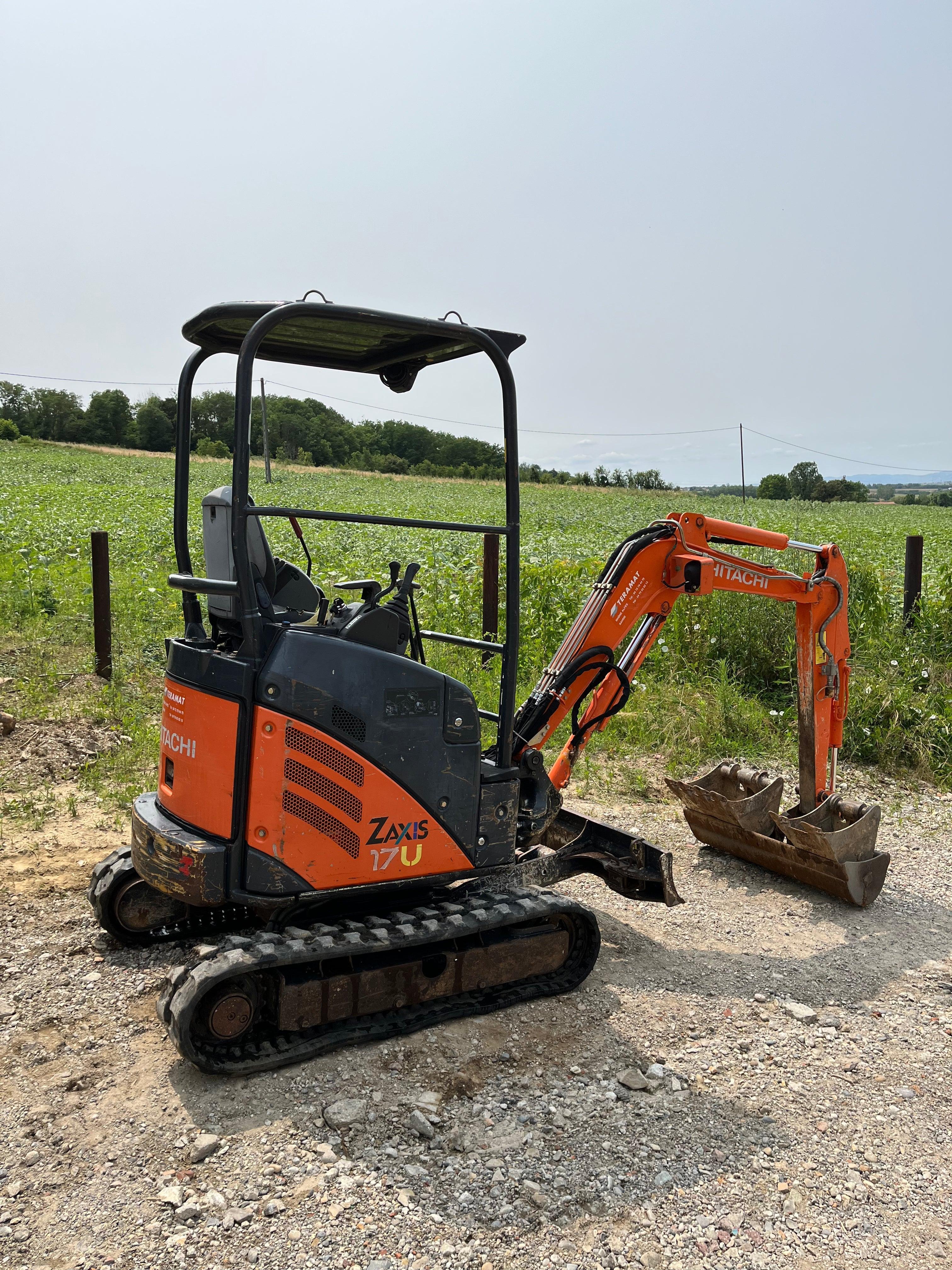 MINI PELLE HITACHI ZX17U-2 – HYDROMAT