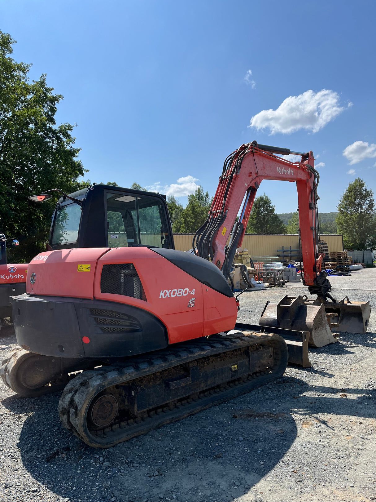 MINI PELLE KUBOTA KX080-4