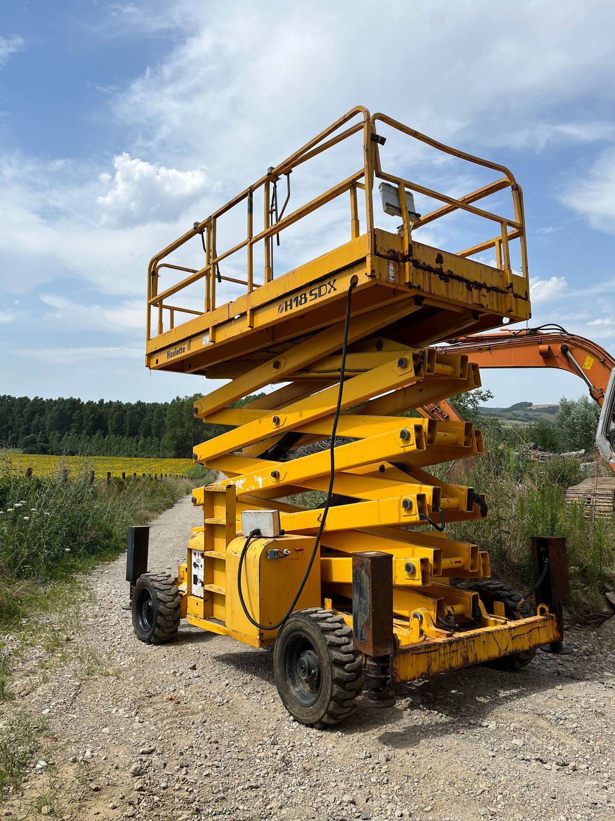 NACELLE CISEAUX 18 mètres