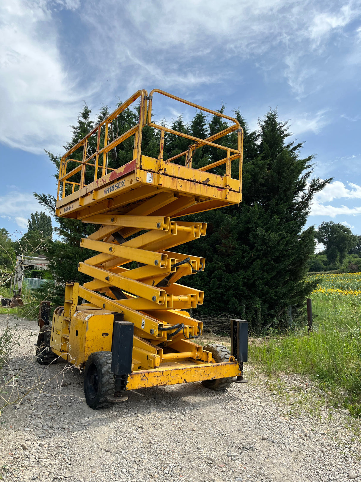 NACELLE CISEAUX 18 mètres