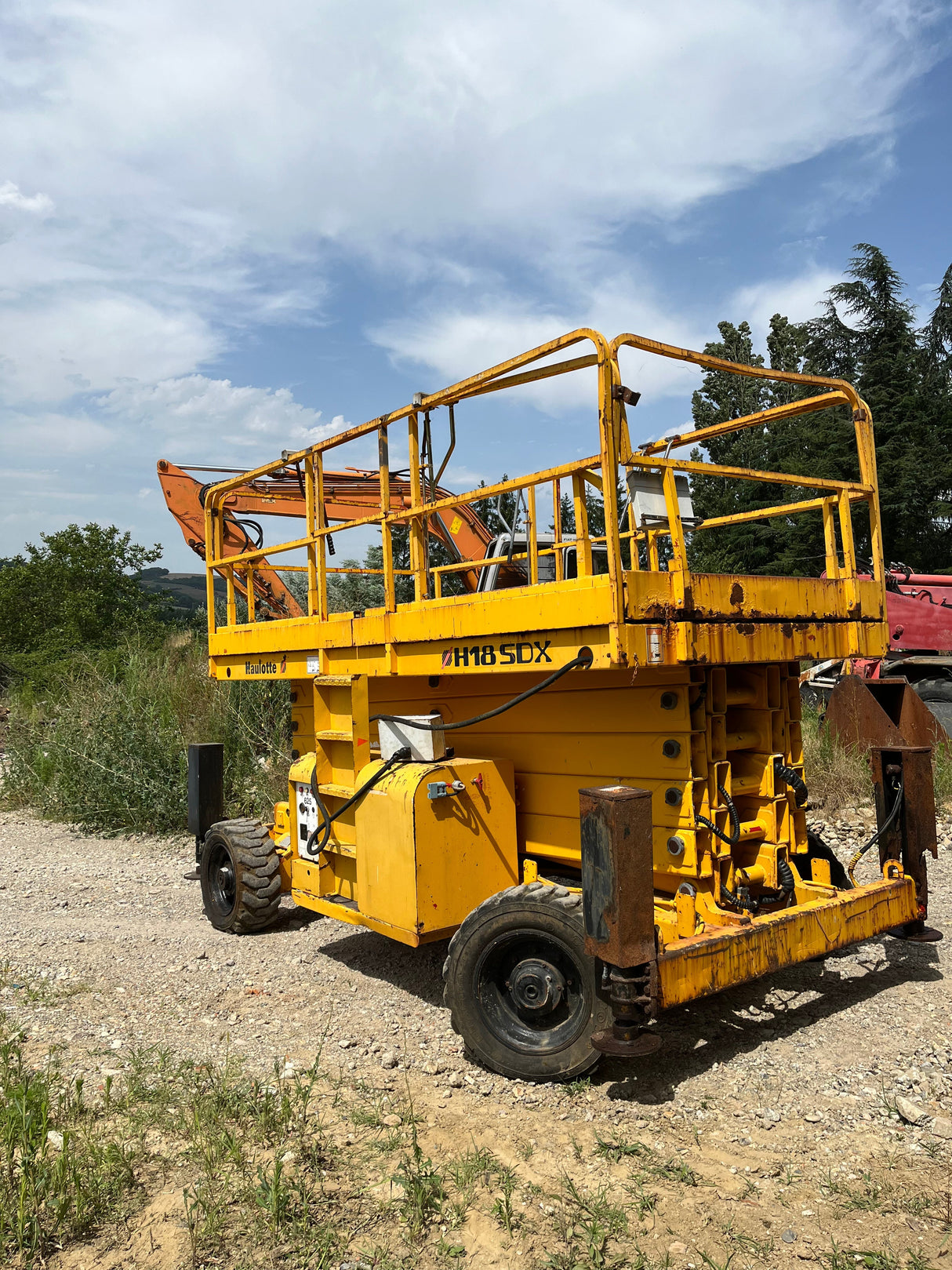 NACELLE CISEAUX 18 mètres