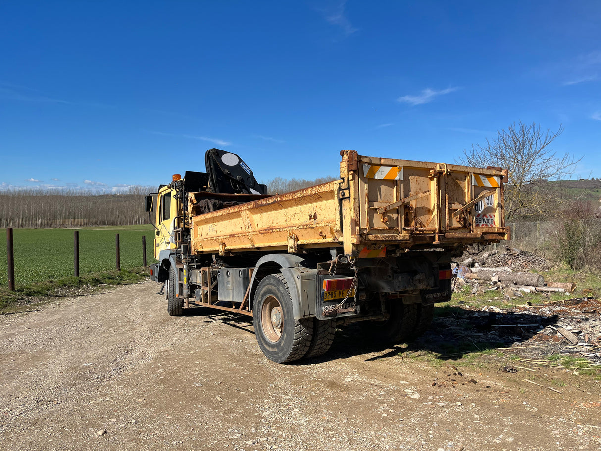 POIDS LOURD MAN TRI BENNE GRUE