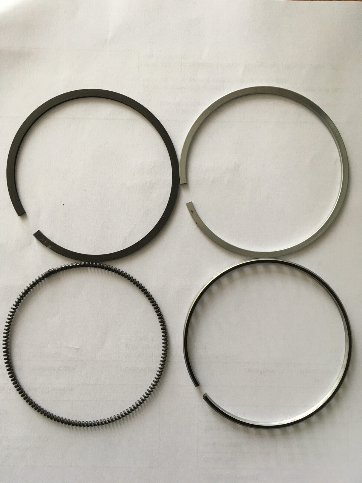 Anneaux de piston standard 3LD1