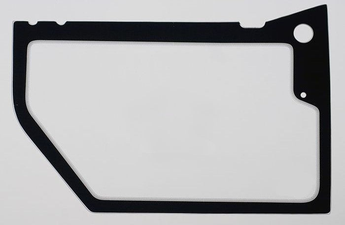 Verre de porte inférieure pour Komatsu PC110R
