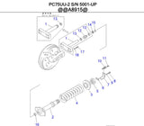 kit joint de tendeur de chenille komatsu PC75UU-2