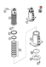 kit joint tournant pour bobcat 6664908 bobcat  225 231 325 328 329 331 334 335 425 428