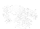 Vérin gaz de console pour Takeuchi TB216 TB230 TB210R TB215R