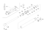 kit joint de vérin de balancier kubota U20-3 alpha U25-3 alpha RB411-7155-0