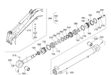 kit joint de vérin de balancier kubota U48-4 RD451-7164-0