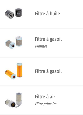 kit filtration Yanmar B25V