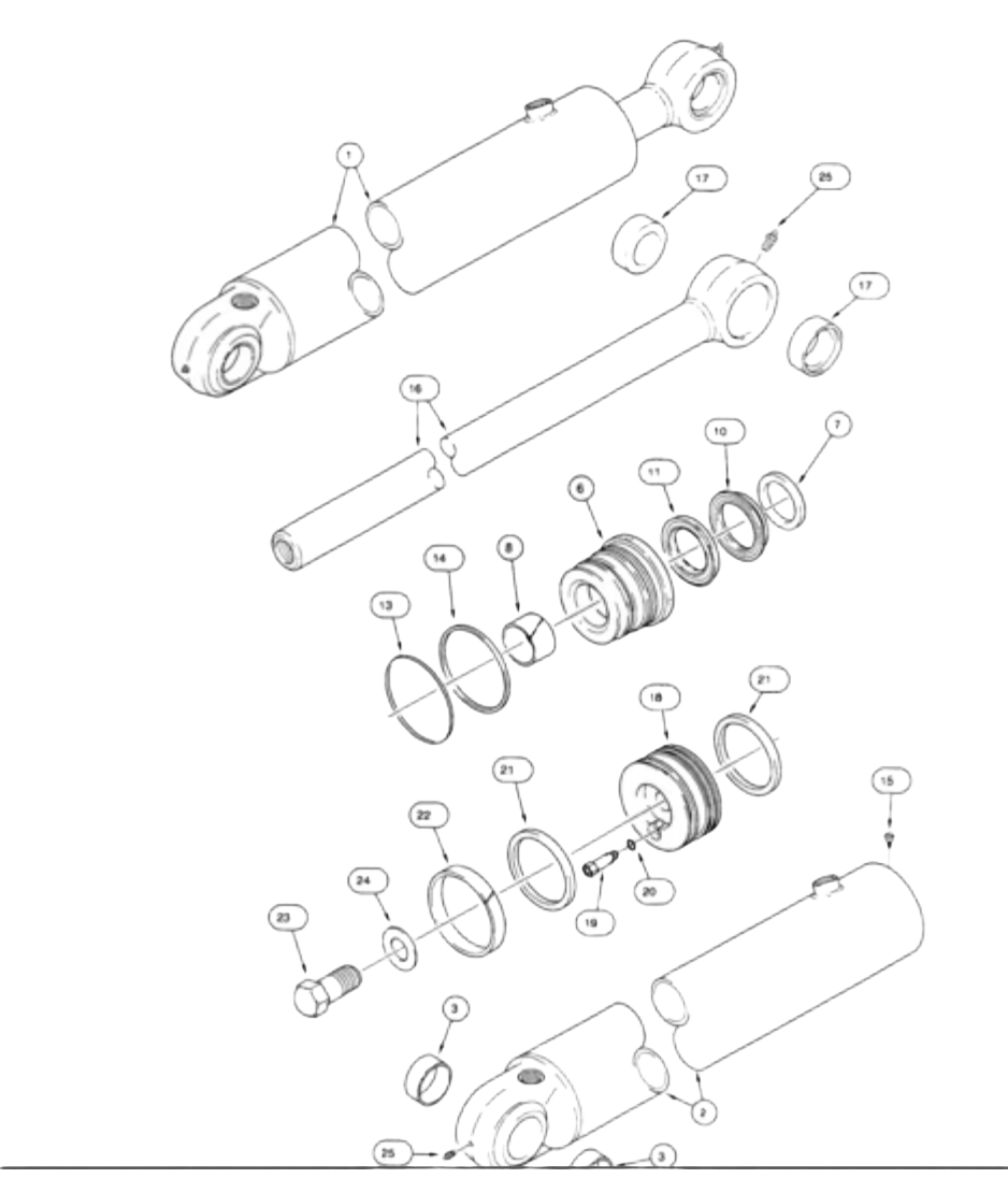 kit joint de vérin case 378031A1