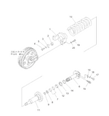 kit joint de tendeur de chenille pour Komatsu PC160LC-8