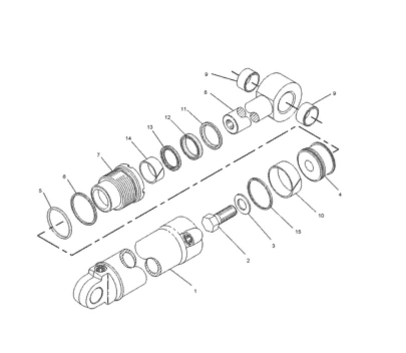 kit joint de vérin caterpillar 6E-1964 6E1964