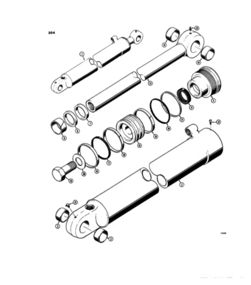 kit joint de vérin Case G101175