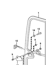 serrure de capot Volvo VOE15011803