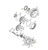 kit joint de réducteur de pont arriere Case CAse 580 SLE