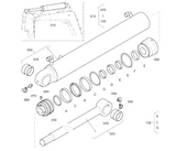 kit joint de vérin de balancier kubota KX71-3