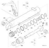 kit joint de vérin de flèche Kubota KX71-3