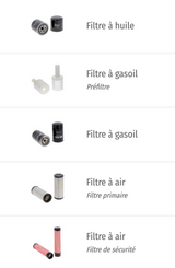 Kit de filtre pour Takeuchi TB228 TB235 TB250 moteur TNV