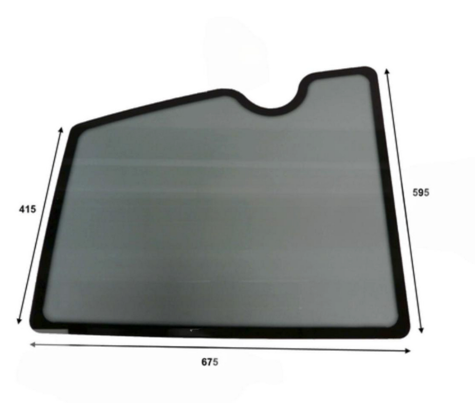 vitre inférieur de porte pour Volvo EC55C