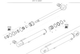 kit joints de vérin de godet pour wacker neuson EZ17