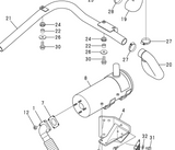silencieux d'échappement yanmar vio 45