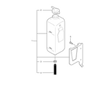 vase d'expansion pour Volvo EC13 EC15 EC20 EC25 EC30 EC35 EC45