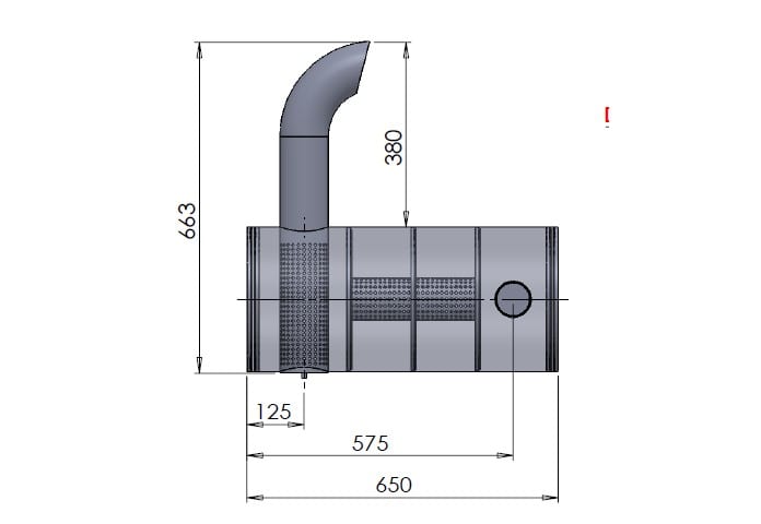 Échappement Volvo EC210C 14388366