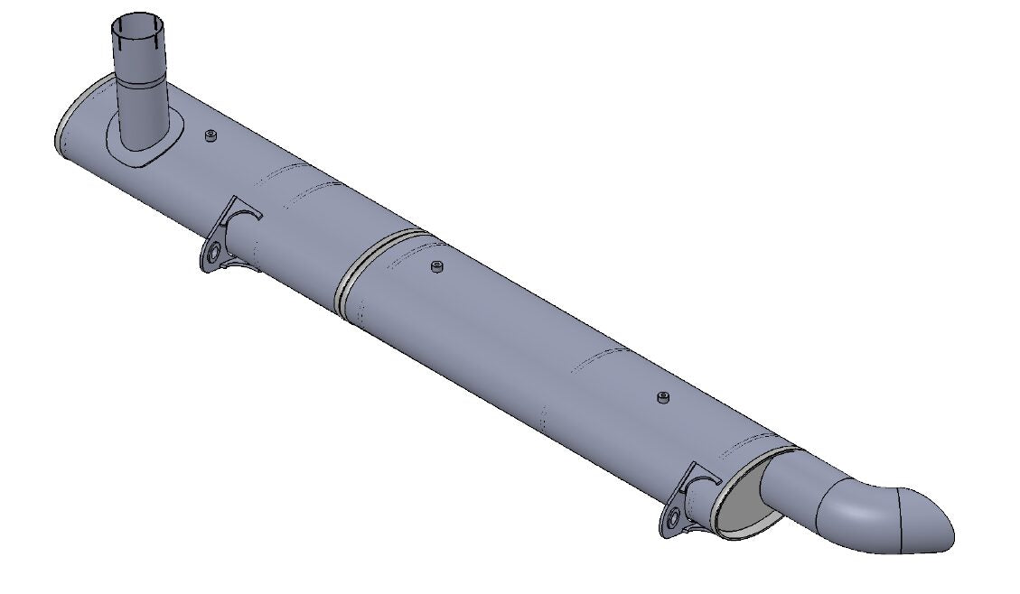 Échappement pour s'adapter à JCB Fastrac