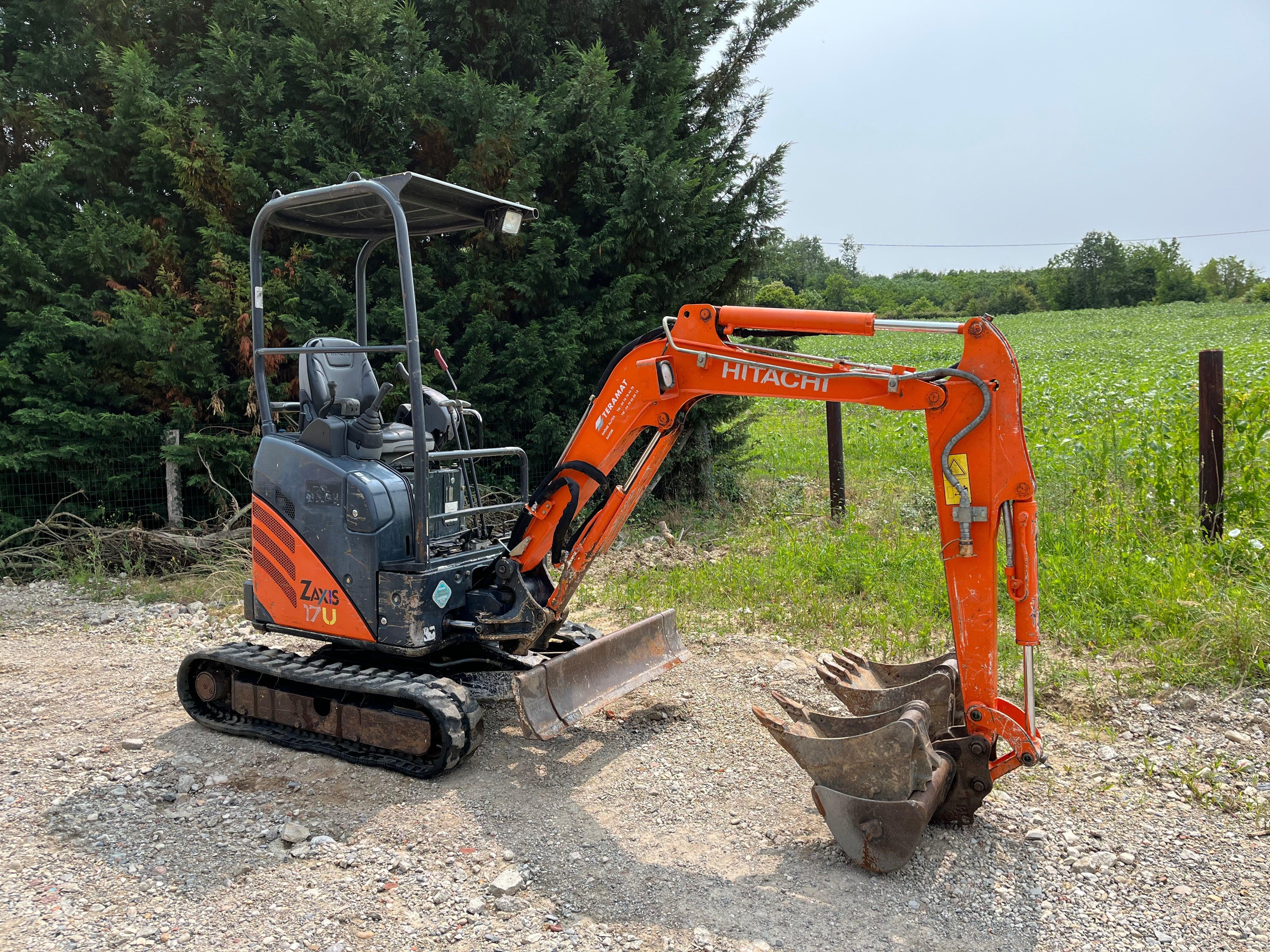 MINI PELLE HITACHI ZX17U-2 – HYDROMAT