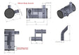 Suisses d'échappement Komatsu PC60-7 Option 1