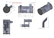 Suisses d'échappement Komatsu PC60-7 Option 2