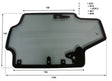 NOUVEAU HOLLAND SKID STEER VERRE avant 84344565